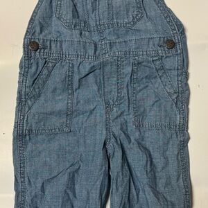 Oshkosh B’gosh Kids Blue Cotton Denim Overalls